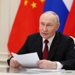 Russian President Vladimir Putin and Chinese President Xi Jinping hold videoconference