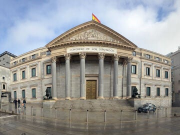Fachada del Congreso de los Diputados, a 5 de febrero de 2026, en Madrid (Espa&ntilde;a). 05 FEBRERO 2026;CONGRESO DE LOS DIPUTADOS;MADRID;FACHADA;LEONES Eduardo Parra / Europa Press 05/02/2026