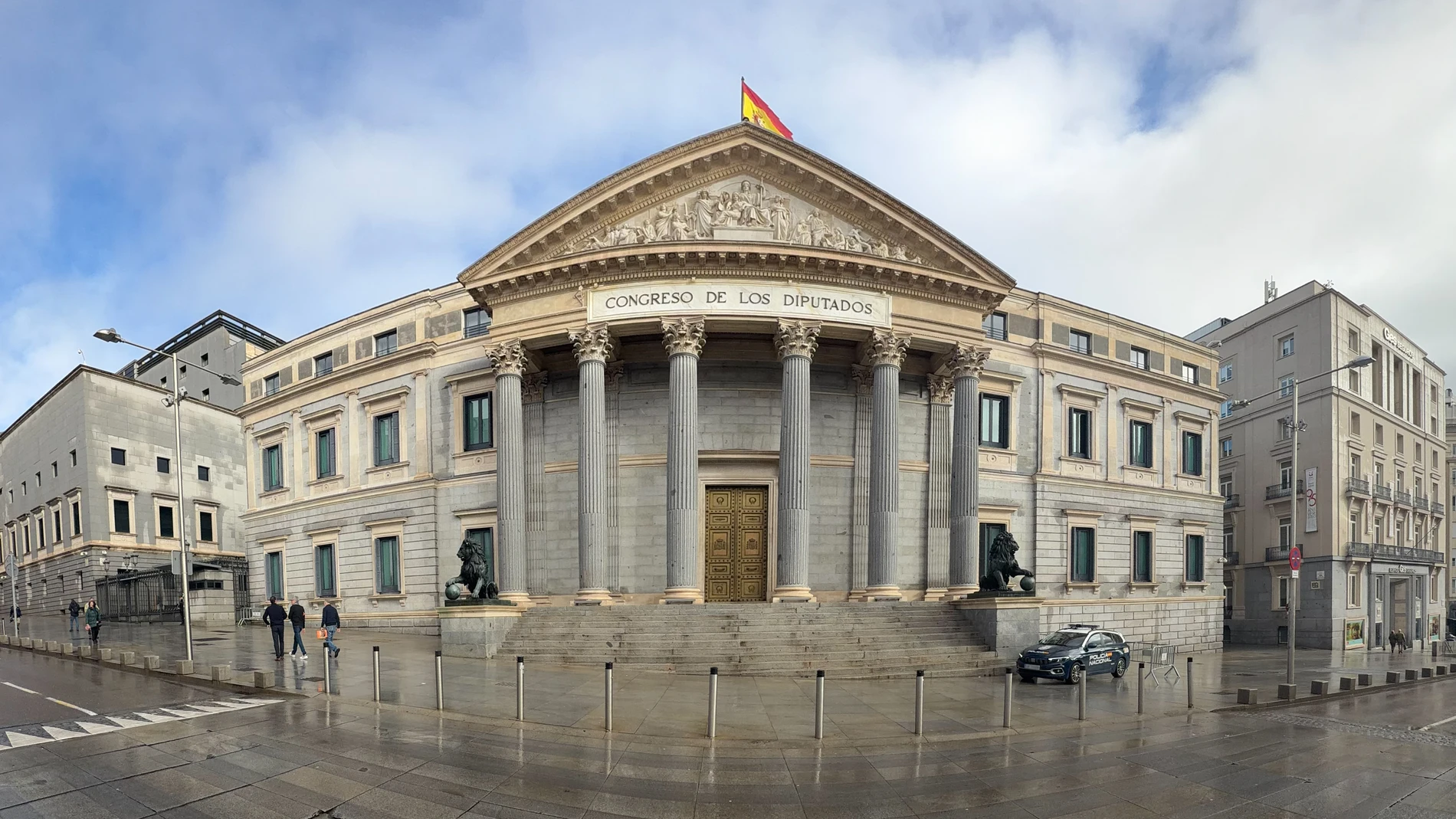 Fachada del Congreso de los Diputados, a 5 de febrero de 2026, en Madrid (España). 05 FEBRERO 2026;CONGRESO DE LOS DIPUTADOS;MADRID;FACHADA;LEONES Eduardo Parra / Europa Press 05/02/2026