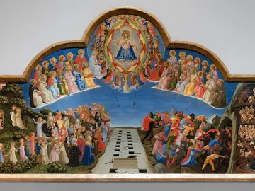 "El juicio final", de fray Angelico "El juicio final", de fray Angelico