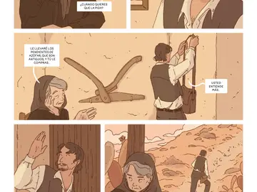 'Lorquiana', un cómic pionero que fusiona tres obras de Lorca en un único argumento MADRID, 07/02/2026.-Una de las viñetas del cómic 'Lorquiana'. No es habitual que un cómic adapte obras de teatro y menos que hilvane tres piezas del mismo autor en un único argumento. Es el caso de 'Lorquiana', una novela gráfica en la que la protagonista vive la juventud de 'Bodas de Sangre', el deseo de ser madre en 'Yerma' y el matriarcado de 'La casa de Bernarda Alba'. EFE/Planeta Cómic SOLO USO EDITORIAL/SOLO DISPONIBLE PARA ILUSTRAR LA NOTICIA QUE ACOMPAÑA (CRÉDITO OBLIGATORIO)