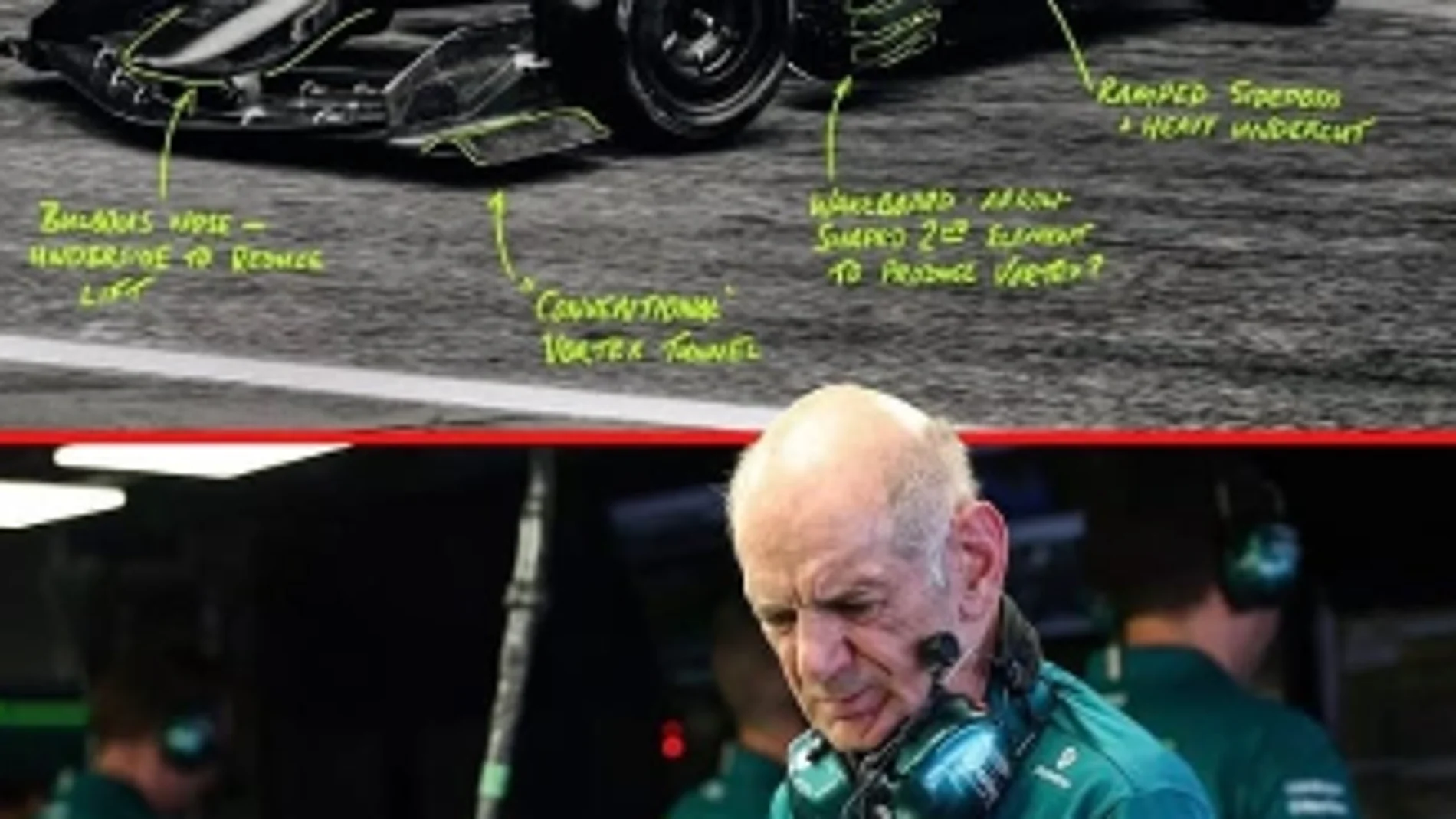 El nuevo monoplaza de Newey, La mente aerodinámica más grande en la historia de la F1