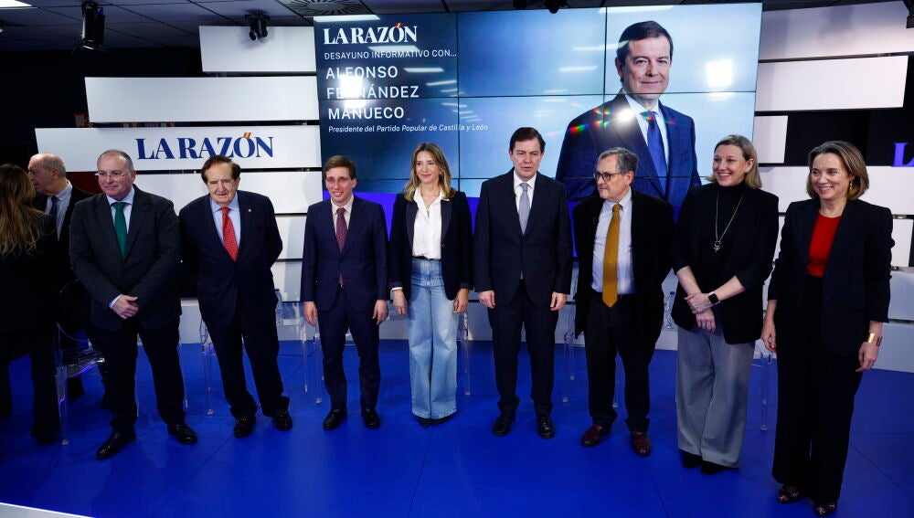 Desayuno Informativo Alfonso Fernández Mañueco en La Razon. © Alberto R. Roldán / Diario La Razón. 10 02 2019