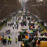Economía.- Más de 1.800 efectivos garantizarán la seguridad durante la tractorada del miércoles por Madrid hasta Colón