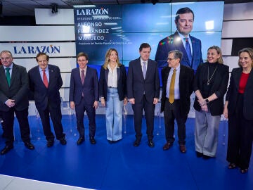 Desayuno Informativo Alfonso Fernandez Ma&ntilde;ueco en La Raz&oacute;n. &copy; Alberto R. Rold&aacute;n / La Raz&oacute;n. 10 02 2026