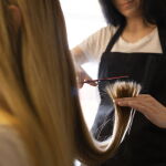 peluqueria pelo largo corte