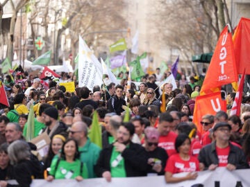 Huelga de docentes en Catalunya