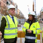 El alcalde de Sevilla y la consejera de Fomento visitan las obras de la l&iacute;nea 3 del Metro