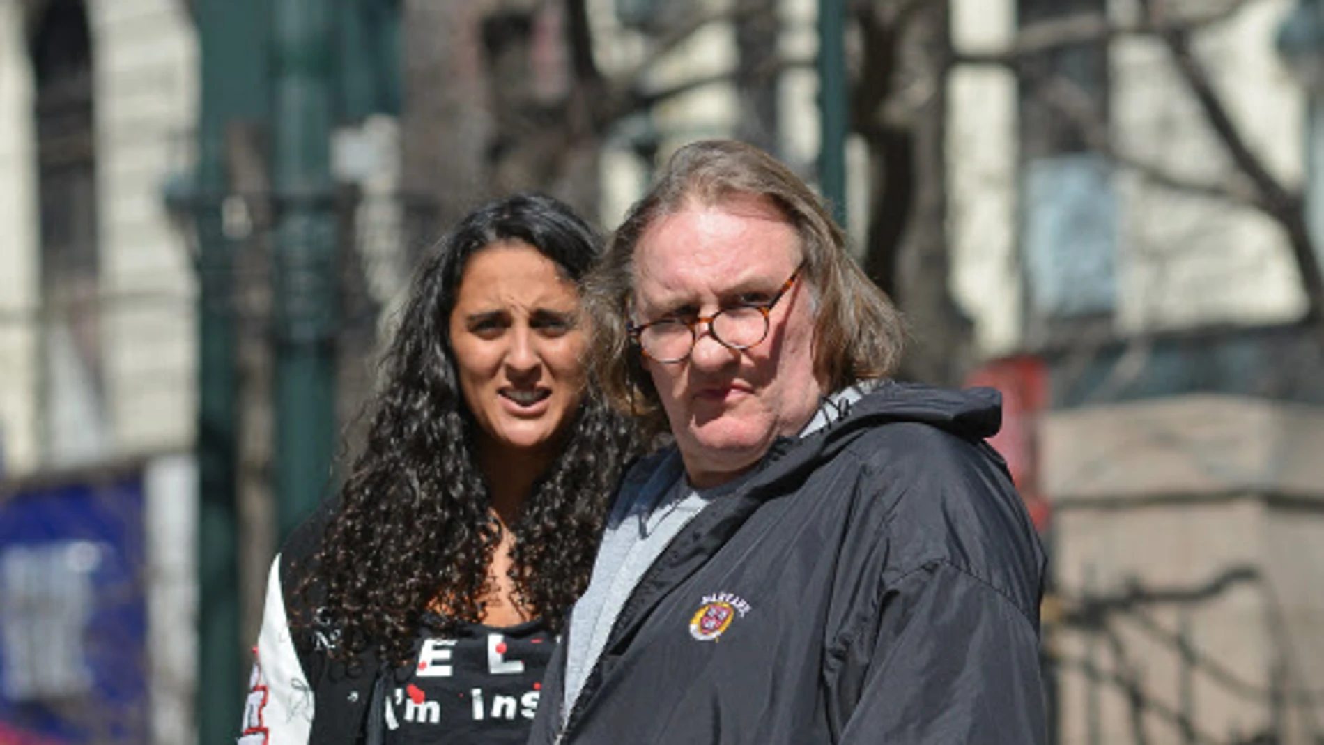 Gérard Depardieu con su hija Roxane