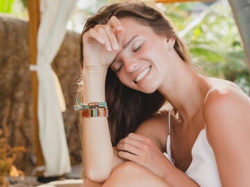 dia caluroso de verano mujer calor