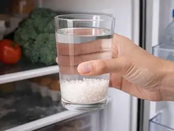 Poner un vaso de agua con sal gruesa en la nevera: ¿para qué sirve y por qué se recomienda? Poner un vaso de agua con sal gruesa en la nevera: ¿para qué sirve y por qué se recomienda?