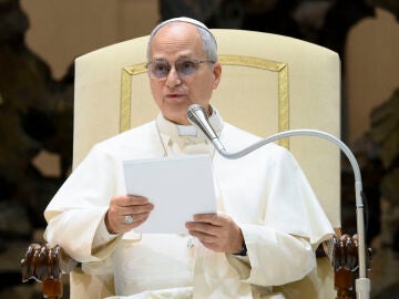 CIUDD DEL VATICANO, 11/02/2026.- El papa Le&oacute;n XIV durante la Audiencia General, este mi&eacute;rcoles en Ciudad del Vatino. EFE/ Dicasterio para la Comunicaci&oacute;n del Vaticano/Simone Risoluti/SOLO USO EDITORIAL/SOLO DISPONIBLE PARA ILUSTRAR LA NOTICIA QUE ACOMPA&Ntilde;A (CR&Eacute;DITO OBLIGATORIO) 