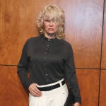El look de Pamela Anderson en Nueva York.