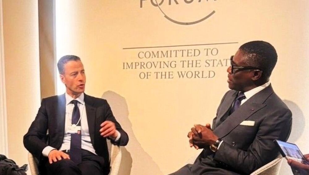 El vicepresidente de Guinea en el Foro Económico de Davos 2026