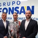 Enrique S&aacute;nchez, Elvira Iglesias y Eusebio Cano