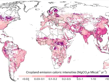 Las zonas con más emisiones son, también las que más alimentos producen. Cambio climático