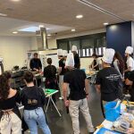 Alumnos del IES "Eylo Alfonso" participan en el programa "Cocinando en Equipo"