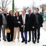 Raphael, arropado por su mujer e hijos en su homenaje m&aacute;s especial