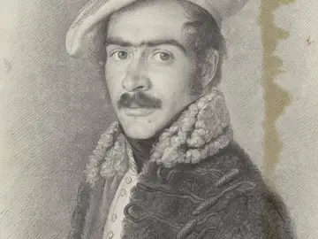 «Retrato de Ramón Cabrera» (ca. 1838-1865), dibujo a lápiz de Luis López Piquer (1802-1865) «Retrato de Ramón Cabrera» (ca. 1838-1865), dibujo a lápiz de Luis López Piquer (1802-1865)