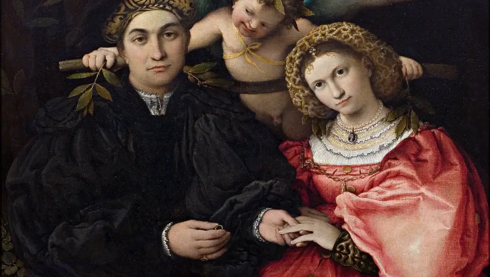 "Micer Marsilio Cassotti y su esposa Faustina"