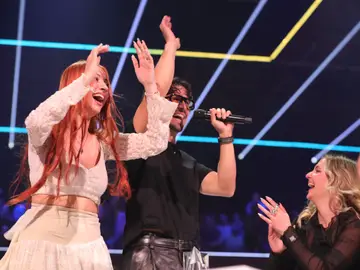 La quinta edición de Benidorm Fest da la victoria a Tony Grox y LucyCalys con 'T Amaré' BENIDORM, 14/02/2026.- Tony Grox & Lucycalys ganan el Benidorm Fest 2026 con 'T Amaré', una declaración de amor flamenca, hoy sábado en la localidad alicantina. EFE/RTVE/ SOLO USO EDITORIAL/SOLO DISPONIBLE PARA ILUSTRAR LA NOTICIA QUE ACOMPAÑA (CRÉDITO OBLIGATORIO)