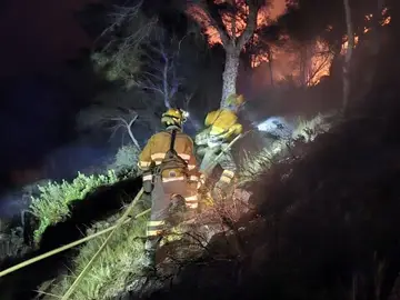Un incendio forestal declarado la pasada noche en Cabo Tiñoso activa el Plan Infomur en su 'Situación 1' Un incendio forestal declarado la pasada noche en Cabo Tiñoso activa el Plan Infomur en su 'Situación 1'