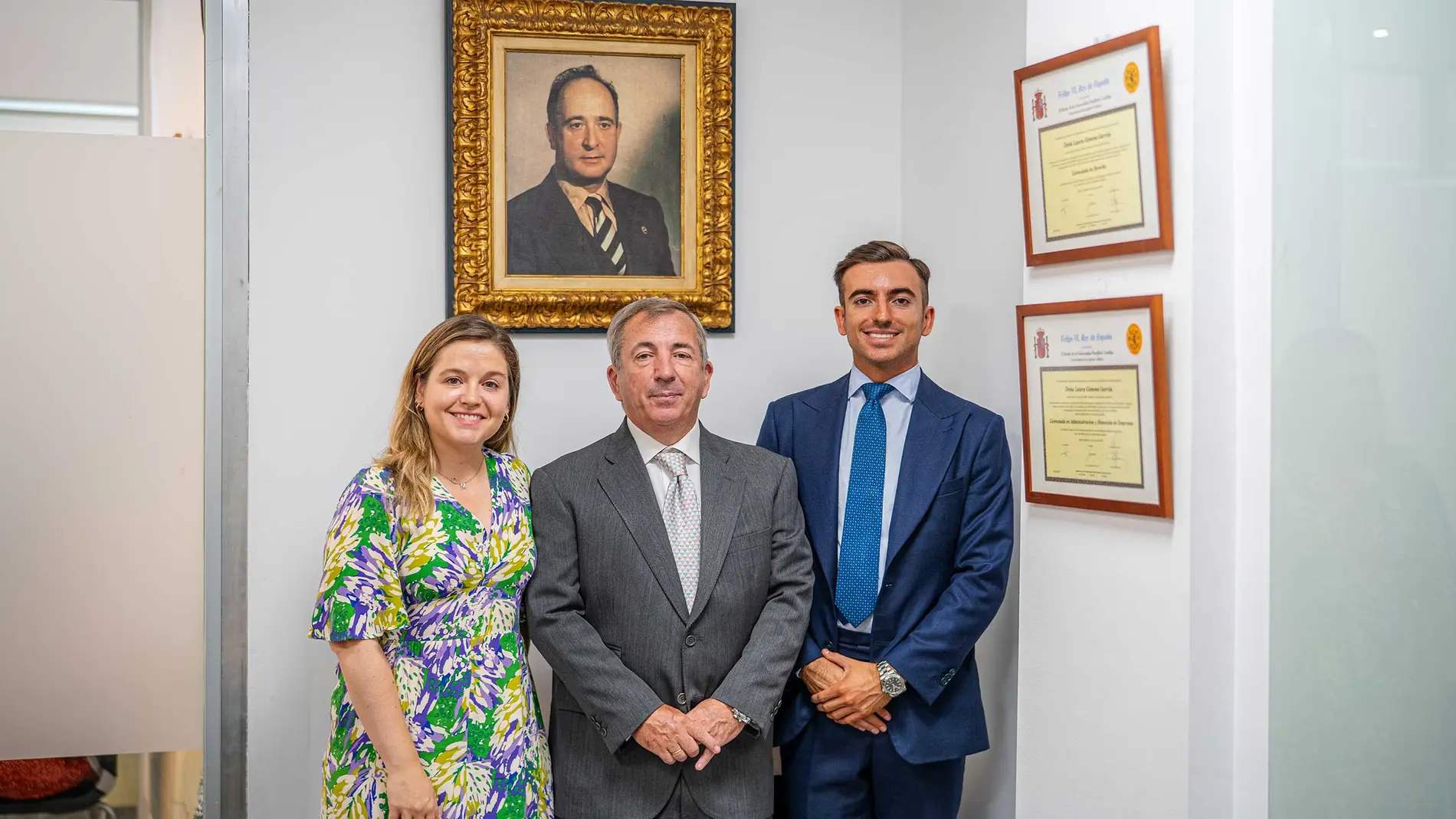 Laura Gimeno García, Manuel Gimeno Anguelú, y Manuel Gimeno García