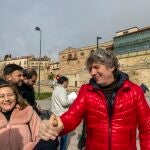 Carlos Mart&iacute;nez, momentos antes de reunirse con empresas del tercer sector en Salamanca