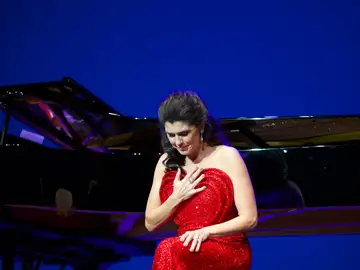 La soprano Angélica de la Riva La soprano Angélica de la Riva