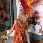 Amelia Bono y su look en Rep&uacute;blica Dominicana.