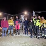 Alicante.- Sucesos.- Bomberos rescatan a un caballo tras caer a un pozo ciego en Pinoso
