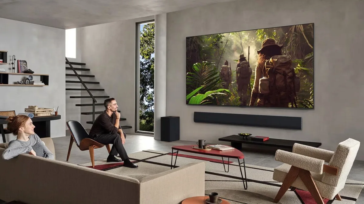 lg oled g5 colgada