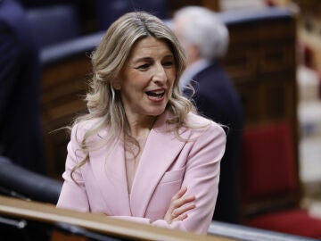Yolanda D&iacute;az derrocha elegancia en el Congreso.