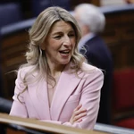 Yolanda Díaz, en el Congreso de los Diputados