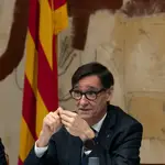 Salvador Illa vuelve a presidir la reunión del Govern