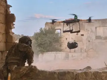 El nuevo dron de carga pesada de EE. UU. para misiones de reabastecimiento de alto riesgo. El nuevo dron de carga pesada de EE. UU. para misiones de reabastecimiento de alto riesgo.