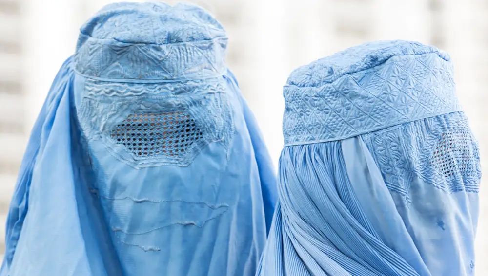 Burka tradicional afgano
