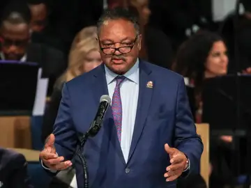 Reverend Jesse Jackson dies Detroit (United States), 17/02/2026.- (FILE) - Reverend Jesse Jackson speaks during the funeral service for US singer Aretha Franklin at the Greater Grace Temple in Detroit, Michigan, USA, 31 August 2018 (reissued 17 February 2026). US civil rights leader Jesse Jackson has died on 17 February 2026, aged 84, according to his family. EFE/EPA/TANNEN MAURY