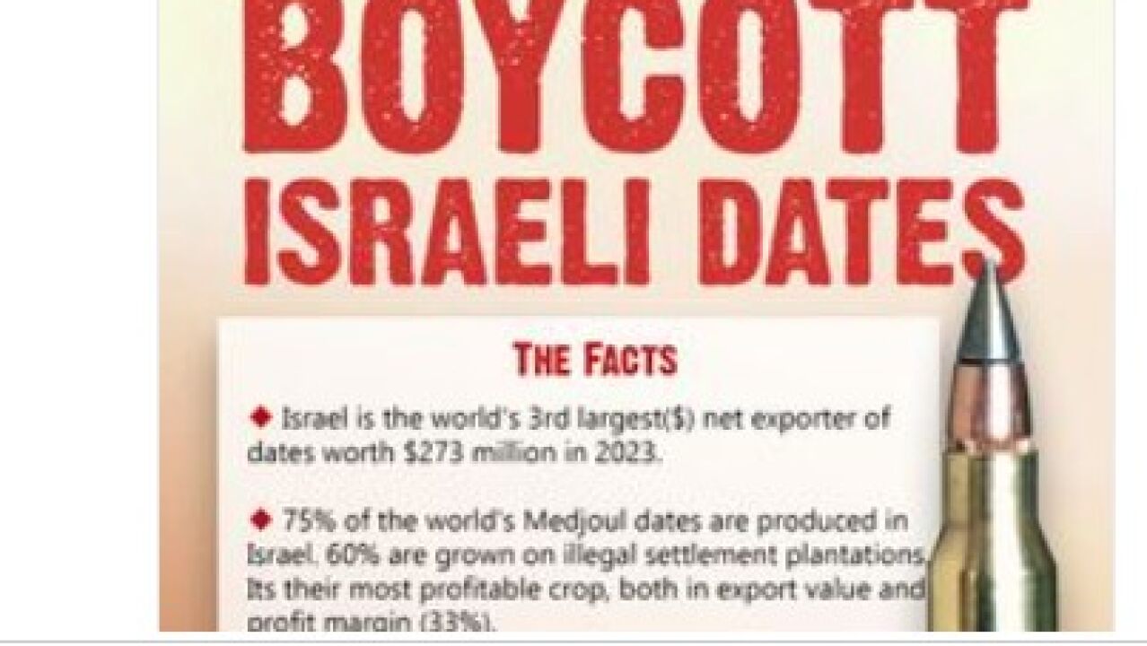 イスラム国、イスラエル産デーツに対するボイコット運動を推進