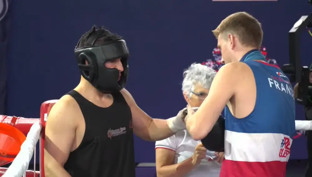 Marcos Tincopa, chessboxer en la final del 7º Mundial en Serbia