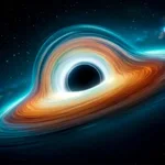 agujero negro en el espacio portada