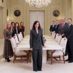 La presidenta de la Comunidad de Madrid, Isabel D&iacute;az Ayuso preside la reuni&oacute;n del Consejo de Gobierno