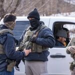 Imagen de archivo de agentes del ICE