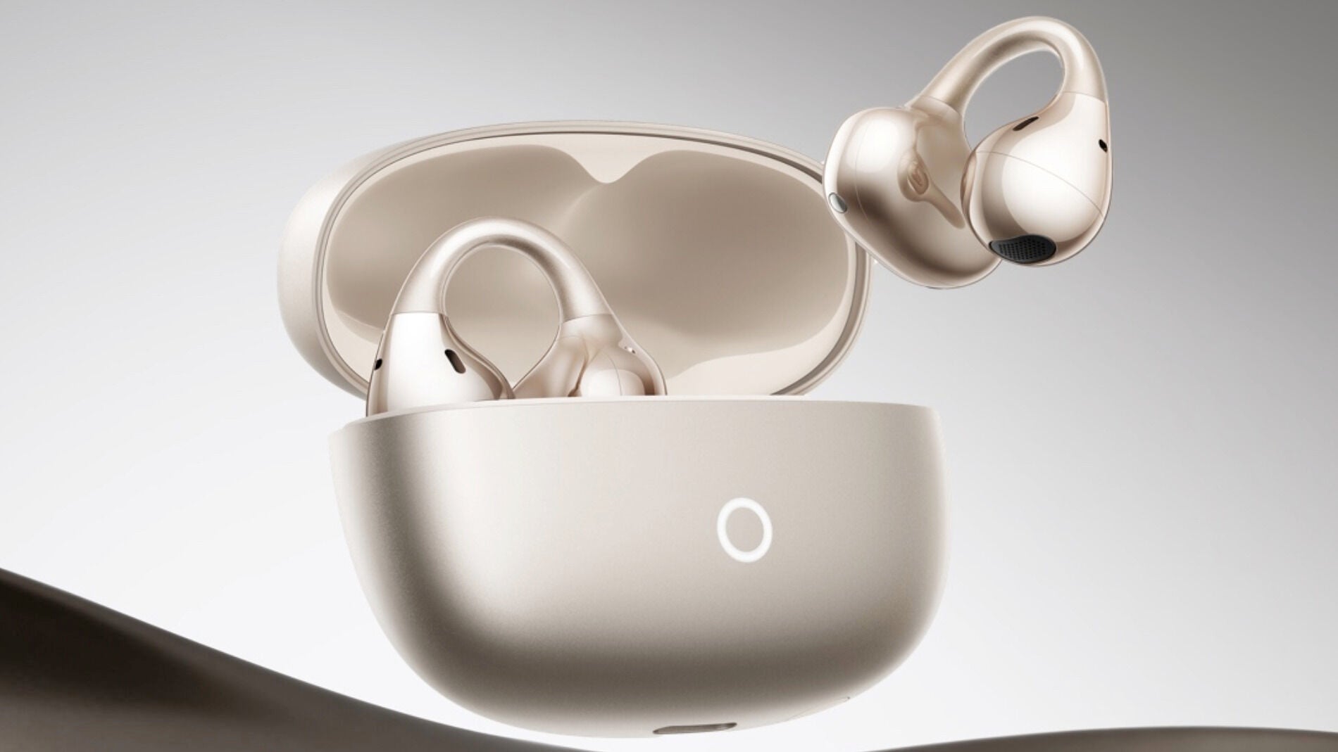 realme Buds Clip en color dorado