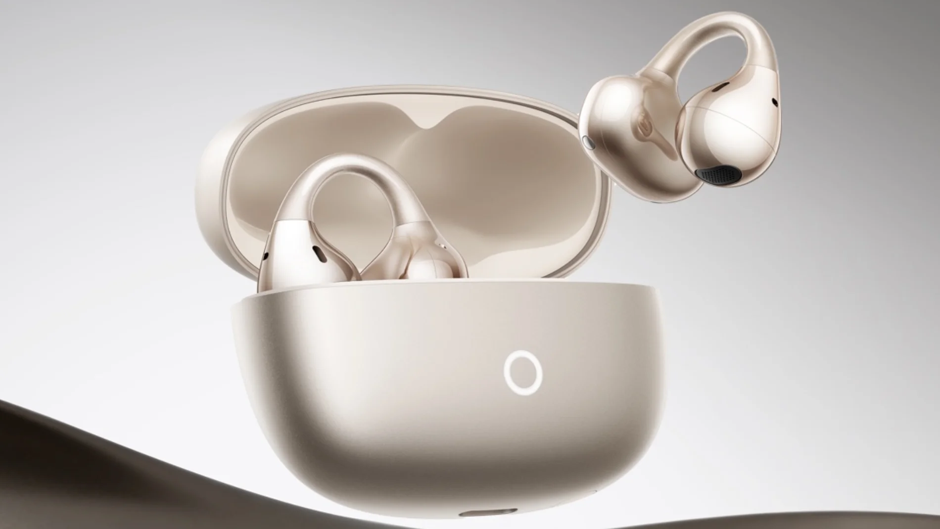 realme Buds Clip en color dorado