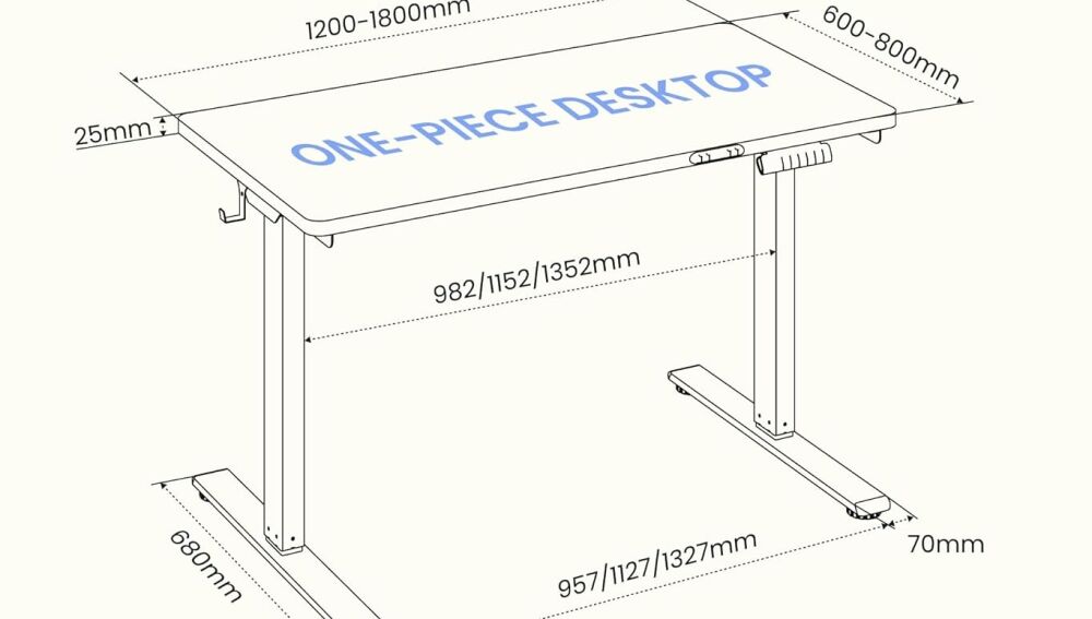 El Flexispot QB2 tiene estas medidas