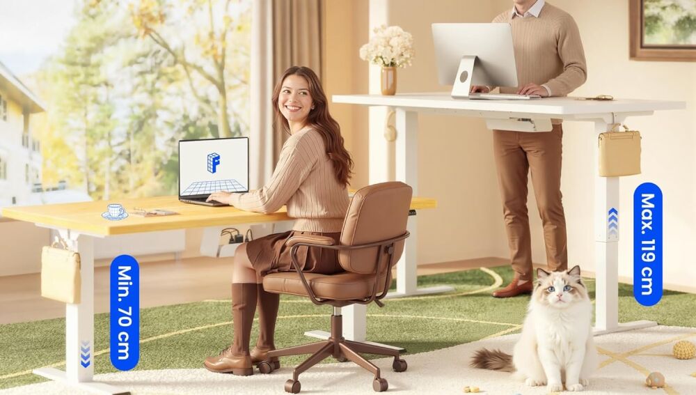 El Flexispot QB2 tiene un amplio rango de alturas