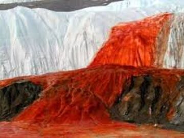 Investigadores ant&aacute;rticos resuelven el antiguo misterio de las Cataratas de Sangre