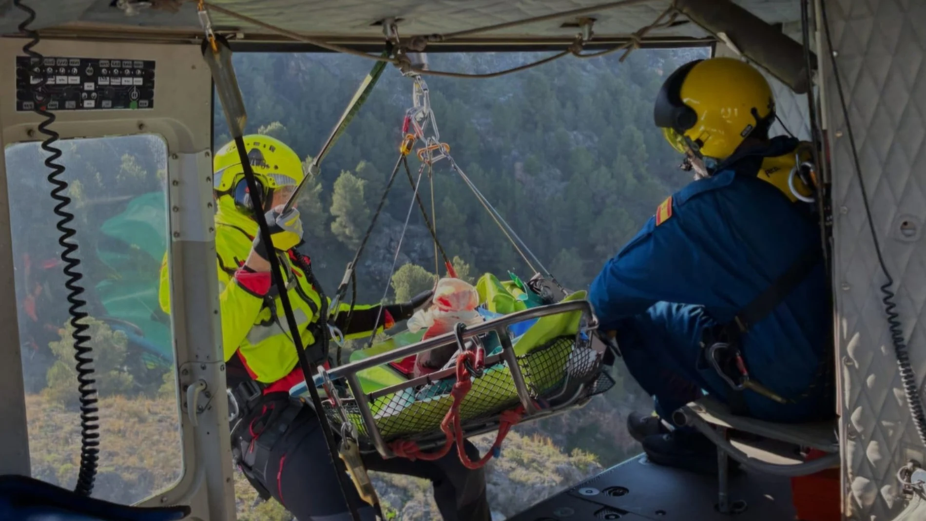 MURCIA.-Sucesos.- Evacuan en helicóptero a un senderista herido en la Sierra de Carrascoy