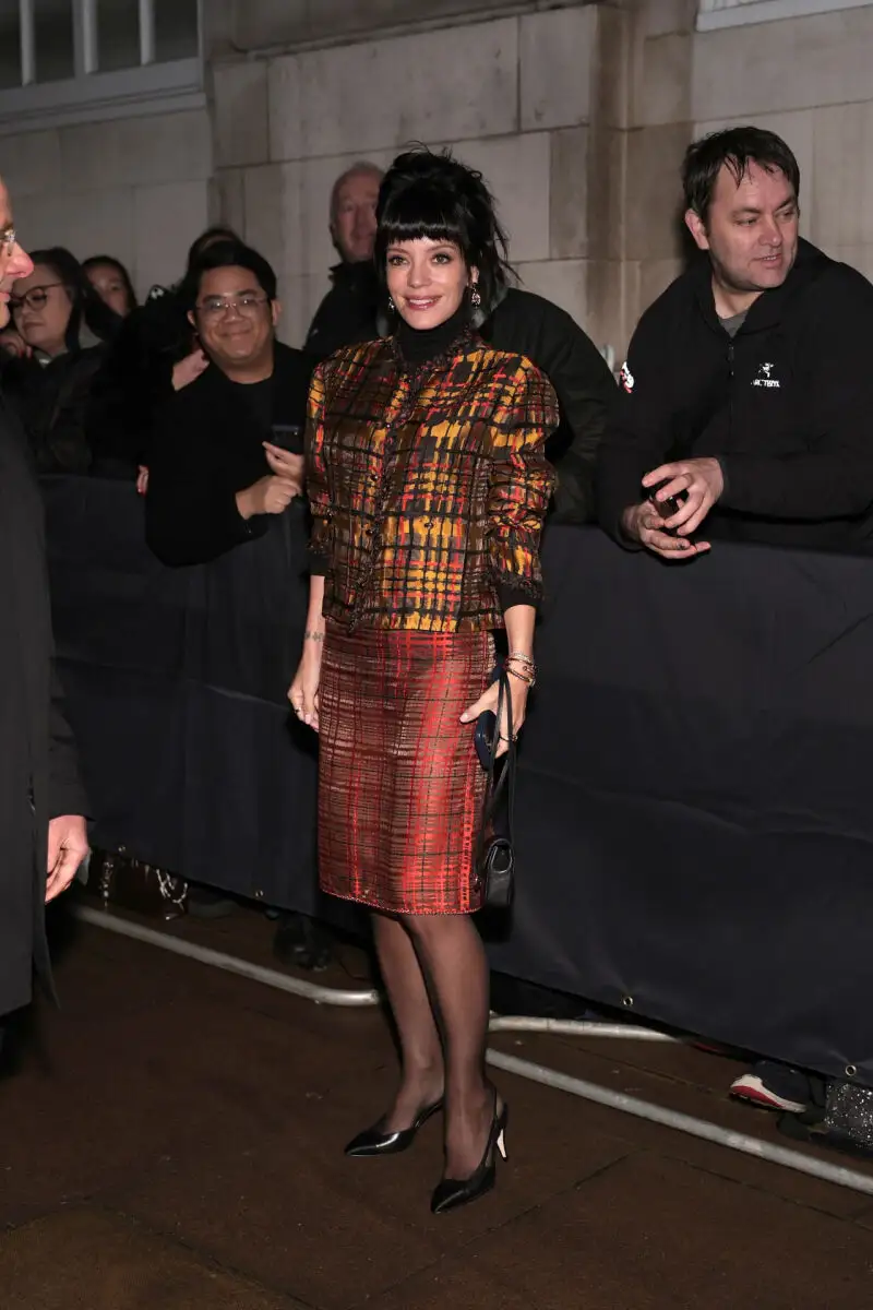 El look de Lily Allen.